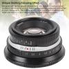 GOWENIC 25mm F1.7 APS C Camera Lens Large Aperture Manual Fixed Camera Lens for FX Mount Camera X T30 X T100 X T4 X T5 X A1 X A2 X A3 X A5 X A7 X A10 X X M1, etc (Black) view 2