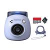 FUJIFILM INSTAX PAL Digital Camera (Lavender Blue) Bundle with 32GB Memory Card + Microfiber Cleaning Cloth view 1