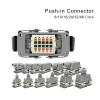 BHUPWZE Push in Heavy Duty Connector Wiring 6/10/16/24/32/48 Core Pin HE Top/Side Entry Industrial Powe Waterproof Connectors(48 Core Side Entry) view 3