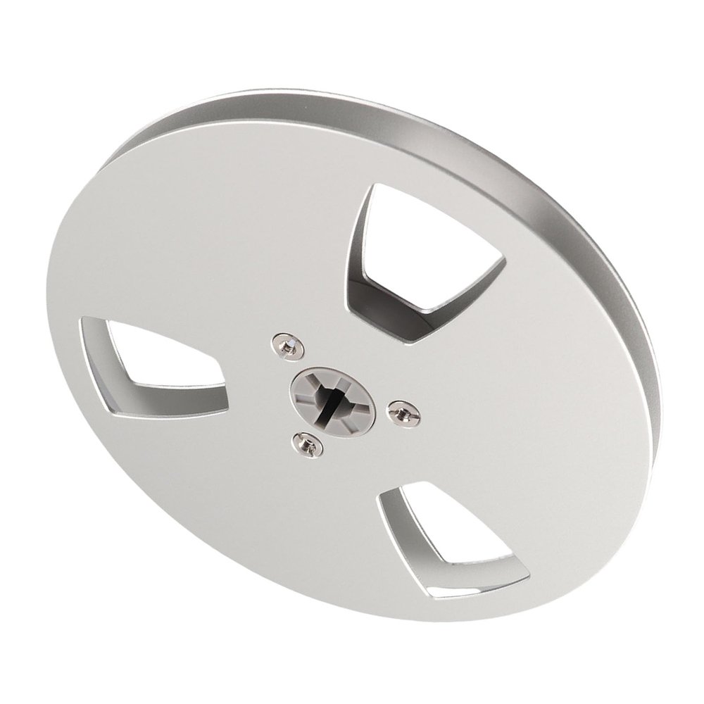 Fydun 3 Holes 1/4 5 Inch Empty Tape Reel Aluminum Alloy Recording Takeup Reel Open Sound Deck - ElectronicsAccessories & SuppliesCord ManagementCord