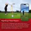 FlightScope Mevo Gen2 Portable Golf Launch Monitor & Simulator with Vice Pro Balls | 18 Data Parameters, 8 E6 Simulation Courses, GPS Overview, Indoor & Outdoor | Signature Series Golf Towel view 3
