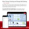 FlightScope Mevo Gen2 Portable Golf Launch Monitor & Simulator with Vice Pro Balls | 18 Data Parameters, 8 E6 Simulation Courses, GPS Overview, Indoor & Outdoor | Signature Series Golf Towel view 4