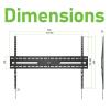 Ultra Slim Flush TV Wall Mount Bracket for Samsung Neo QLED 8K QN900D QN75QN900FAFXZA 75Inch - 1.2" Low Profile, Industrial Grade 165lbs, Easy Installation view 4