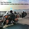 VBESTLIFE Motorcycle Bluetooth Headset with LCD Screen & FM Radio, 40mm Speakers Helmet Intercom Headset, Water Proof for Long Rides Group Communication view 2