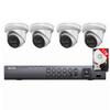 LTS 4ch IP Kit LTN8704QN-P4 with 1TB HDD + CMIP1342WE-28MDA 4-ch NVR + 4MP Turret IP Cameras (4 Cameras) view 1