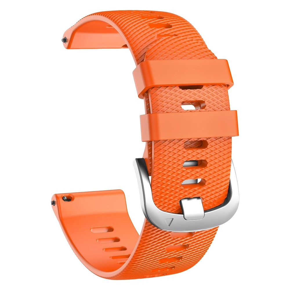 Bands for Garmin Forerunner 255/265,22mm Watch Band Compatible with Garmin Vivoactive 4/Venu 3/Venu 2 (Orange, 18mm)