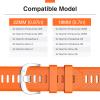 Bands for Garmin Forerunner 255/265,22mm Watch Band Compatible with Garmin Vivoactive 4/Venu 3/Venu 2 (Orange, 18mm) view 2