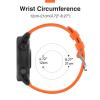 Bands for Garmin Forerunner 255/265,22mm Watch Band Compatible with Garmin Vivoactive 4/Venu 3/Venu 2 (Orange, 18mm) view 4