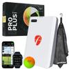 FlightScope Mevo Gen2 Portable Golf Launch Monitor & Simulator with Vice Pro Plus Balls | 18 Data Parameters, 8 E6 Simulation Courses, GPS Overview, Indoor & Outdoor | Signature Series Golf Towel view 1