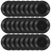 24 Pcs 7 Inch Black Blank Vinyl Records, Fake Retro Vinyl Records for Wall Decor, DIY Doodle Project, Wedding Signing view 1
