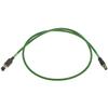 09457005062 Ethernet Cables/Networking Cables M12 D-Code Overmolded Cable Assembly, Straight Male to RJ45 Cat5, 4xAWG22/7, PVC Black Outdoor, 0.5m view 1