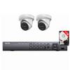 LTS 4ch IP Kit LTN8704QN-P4 with 1TB HDD + CMIP1342WE-28MDA 4-ch NVR + 4MP Turret IP Cameras (2 Cameras) view 1