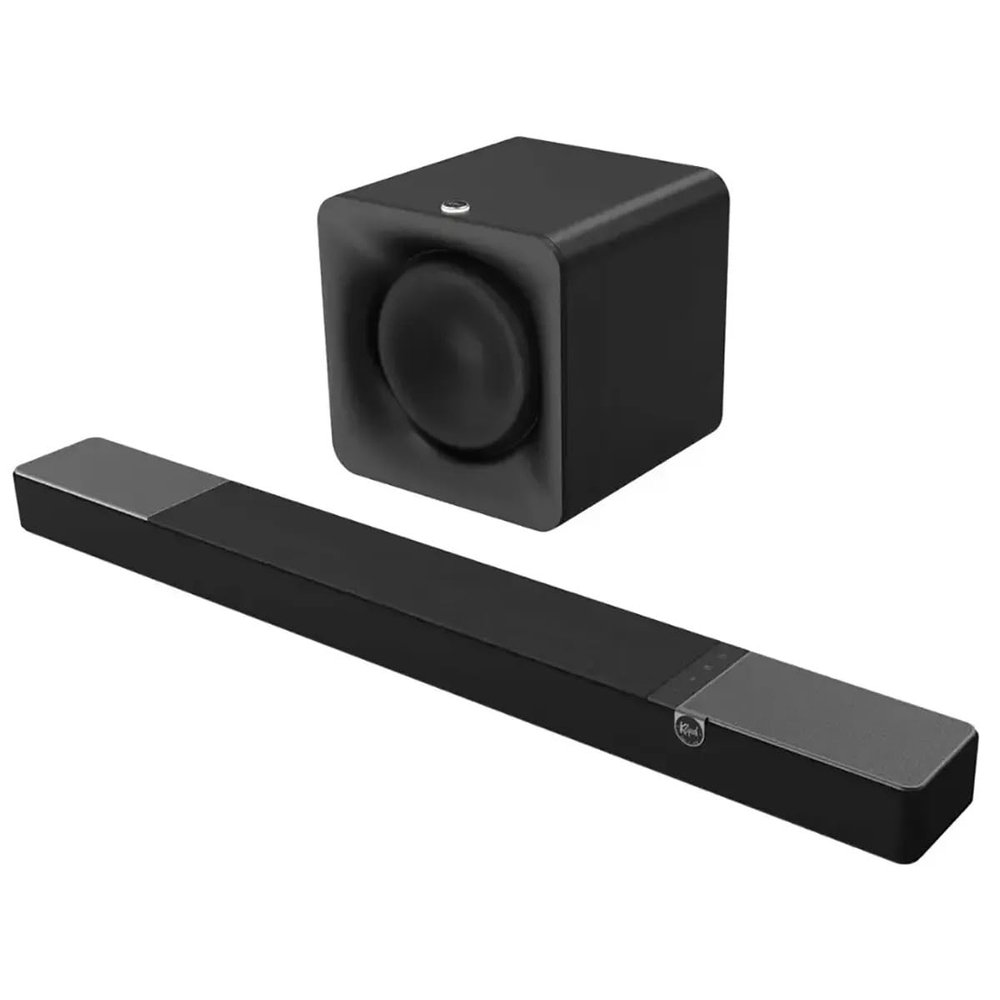 Klipsch Flexus CORE 210 Dolby Atmos 44" SoundBar + 10" Subwoofer, 3.1.2-Channel Dolby Atmos Sound Bar + Flexus Sub 100 10 Wireless Sub-woofer 185 W RMS, HDMI eARC, Bluetooth, Horn-Loaded Tweeter
