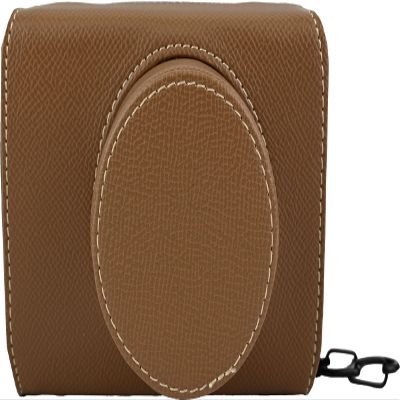 BMAOLLONGB X-E5 Case, Handmade PU Leather FullBody Camera Case Bag Cover for Fujifilm X-E5 XE5 Bottom Opening Version + Neck Strap (Brown)