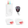 KCMYTONER Motion Sensor Driveway Alarm,Sensor Alarm Outdoor,Door Entry Doorbell ,Infrared and Microwave Radar Dual Detection ,IP64 Waterproof,for Business Entry,Office,Home Front(1PK+1Sensors+RMT) view 1