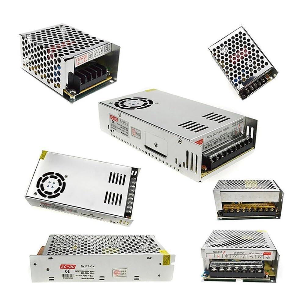 Lighting Transformer AC110V-220V to DC 24V 36V 48V Power Supply Adapter 2A 5A 10A 15A 20A 30A LED Strip Switch Driver(48V 15A)