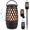Houkiper Upgraded Outdoor Bluetooth Speakers, 1PACK RGB Flame Speaker Multi-Sync Speakers, Flame Torch Atmosphere Speaker for Party Garden Patio, IPX6 Waterproof, Gifts for Men Women view 1