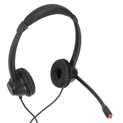 goodstumbler RJ9 Wired Headset with Mic, Noise Cancelling Binaural Office Headset for Call Centers, with Hd Microphone and Speaker Volume Adjustment