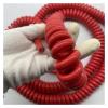 JSFZM Telephone Cable Coiled Mains Flex Curly Spring Cord, 2 Core 1.5mm Square Spiral Cord 1.5mm2 Red Cable Copper Spring Power Cord(Stretch 6 Meters) view 3