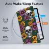 VOGDMKJG Stand Case for Kindle Paperwhite 11th Generation 6.8 Inch 2021 Release E-Reader - Auto Sleep/Wake Multi-Angle View Protective Tablet Cover for Girl Boy Business Travel Skeleton view 3