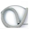 JSFZM Telephone Cable Coiled Mains Flex Curly Spring Cord, 4 Core 0.3mm Square Spiral Power Cord Telescopic Cable Gray Extension Spring Wire Copper Core High Elastic Cable view 2