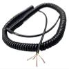 JSFZM Telephone Cable Coiled Mains Flex Curly Spring Cord, 70pcs 24AWG Retractable Power Cord Pure Copper Core 4 Core Cable Extend Tensile(Stretch 2.5 Meters) view 1