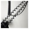 JSFZM Telephone Cable Coiled Mains Flex Curly Spring Cord, 70pcs 24AWG Retractable Power Cord Pure Copper Core 4 Core Cable Extend Tensile(Stretch 2.5 Meters) view 4