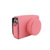BMAOLLONGB X-E5 Case, Handmade PU Leather FullBody Camera Case Bag Cover for Fujifilm X-E5 XE5 Bottom Opening Version + Neck Strap (Pink) view 3