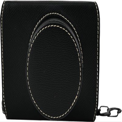 BMAOLLONGB X-E5 Case, Handmade PU Leather FullBody Camera Case Bag Cover for Fujifilm X-E5 XE5 Bottom Opening Version + Neck Strap (Black)