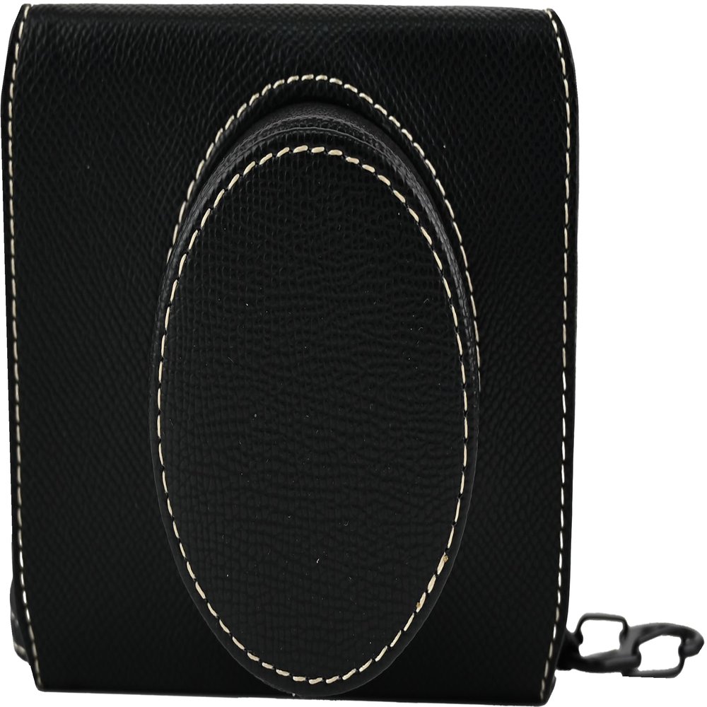 BMAOLLONGB X-E5 Case, Handmade PU Leather FullBody Camera Case Bag Cover for Fujifilm X-E5 XE5 Bottom Opening Version + Neck Strap (Black)