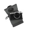 BMAOLLONGB X-E5 Case, Handmade PU Leather FullBody Camera Case Bag Cover for Fujifilm X-E5 XE5 Bottom Opening Version + Neck Strap (Black) view 3