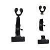 AsrMyjcx Tripod Clip Clamp Mount Standard 1/4" Screw Multipurpose Lightweight Nonslip 360 Swivel Mini Ball Head Camera Accessories, with Egg Hole Clip view 2