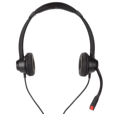 goodstumbler Work Headset with Mic, 2.5mm Binaural Wired Headset with Hd Noise Cancelling Microphone for Call Center, Telemarketing and Home Office