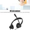 goodstumbler Work Headset with Mic, 2.5mm Binaural Wired Headset with Hd Noise Cancelling Microphone for Call Center, Telemarketing and Home Office view 3