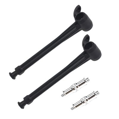 2PCS Powrful Hexagonal Extension Arm with Clamp Mount for Secure Photography Studio Equipment Mounting Adjustable Length Clamp Extension Arm