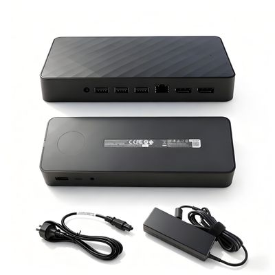 9in1 Universal Docking Station 2 Monitors(1MK33AA#ABA) Compatible with HP Universal Docking Station (1MK33AA#ABA) USB C Hub with 2xDP,RJ45,Max 90W PD,3xUSB 2.0,1xUSB-C