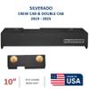 10 Dual Sealed sub Box, fits 19-25 Silverado Double & Crew-cab Speaker Box subwoofer Enclosure Stereo car Audio Home Audio view 2