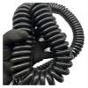 JSFZM Telephone Cable Coiled Mains Flex Curly Spring Cord, 2 Core Super Soft Wire Cable 2.5mm Square Stretch Telescopic Power Cord Cable(Stretch 18 Meter) view 3