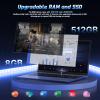 NIMO 15.6" Laptop for College Student Home Study-Business, 8GB RAM 512GB SSD Intel Pentium 4-Core N150 (Beat i3-1115G4),FHD IPS Laptop with Backlit Keyboard Fast Charger Fingerprint Private Webcam view 4