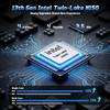 NIMO 15.6" Laptop for College Student Home Study-Business, 16GB RAM 256GB SSD Intel Pentium 4-Core N150 (Beat i3-1115G4),FHD IPS Laptop with Backlit Keyboard Fast Charger Fingerprint Private Webcam view 2