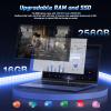 NIMO 15.6" Laptop for College Student Home Study-Business, 16GB RAM 256GB SSD Intel Pentium 4-Core N150 (Beat i3-1115G4),FHD IPS Laptop with Backlit Keyboard Fast Charger Fingerprint Private Webcam view 4