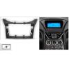 9 Inch Car Fascia Radio Panel Compatible for Hyundai Genesis Coupe,Compatible for Rohens Coupe 2012-2016 Dash Kit Install Facia Console Bezel Plate Trim view 2