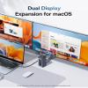 Baseus Docking Station Dual Monitor for macOS/Win, Nomos Mac Air(12 in 1) Laptop Dock Station with 2K HDMI, 10Gbps USB Ports, 1Gbps Ethernet, PD 100W(No Power Adapter) view 2