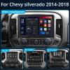 10.1'' Car Radio Stereo for Chevy Silverado 2014-2018 GMC Sierra Chevrolet Upgrade 5G WiFi 4+64G Qualcomm 8 Core Wireless Carplay/Android Auto/GPS/Bluetooth/FM Radio/SWC/DSP/Backup Camera view 4