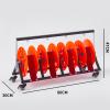 Electrical Spool Holder with Pulleys - Sturdy Carbon Steel Wire Reel Rack, Waterproof - Foldable Wire Reel Dispenser for Electricians, Easy to Carry & Store view 2