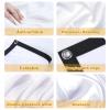 BooLooT Projector Screen Portable Movies Screens 16:9 Foldable Wrinkle-Resistant Fabric with Dual Adhesive/Nail Hooks for Stable Wall Mount, Ideal for Home Theater & Movie Nights (150 inches) view 4