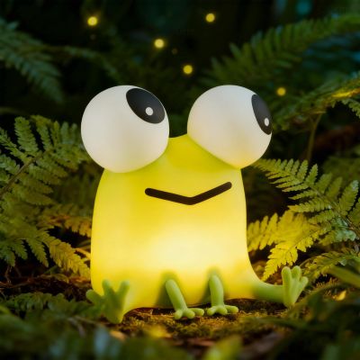 AINEEU Cute Frog Night Light, Squishy Silicone Animal Lamp for Kids, Dimmable Rechargeable LED Bedside Light with Timer, Kawaii Frog Lamp for Nursery Bedroom Decor Gifts for Girls Boys