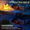 AINEEU Cute Frog Night Light, Squishy Silicone Animal Lamp for Kids, Dimmable Rechargeable LED Bedside Light with Timer, Kawaii Frog Lamp for Nursery Bedroom Decor Gifts for Girls Boys view 4