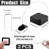6.5 Ft Retractable Remote Control Cable Tether Lock, Security Lanyard Lock with Adjustable Cable Leash Length Clasp for TV Remote, Game Conntroller, Tablets Showroom (2 PCS) view 2
