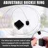 6.5 Ft Retractable Remote Control Cable Tether Lock, Security Lanyard Lock with Adjustable Cable Leash Length Clasp for TV Remote, Game Conntroller, Tablets Showroom (2 PCS) view 4